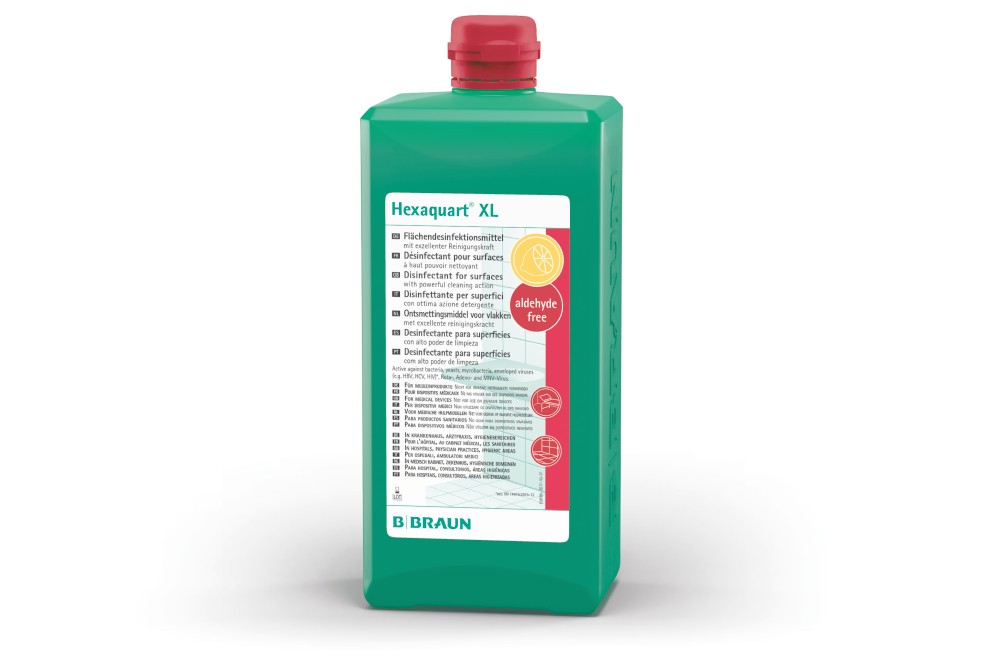 Dezinfectant concentrat suprafete mari Hexaquart XL flacon 1000 ml