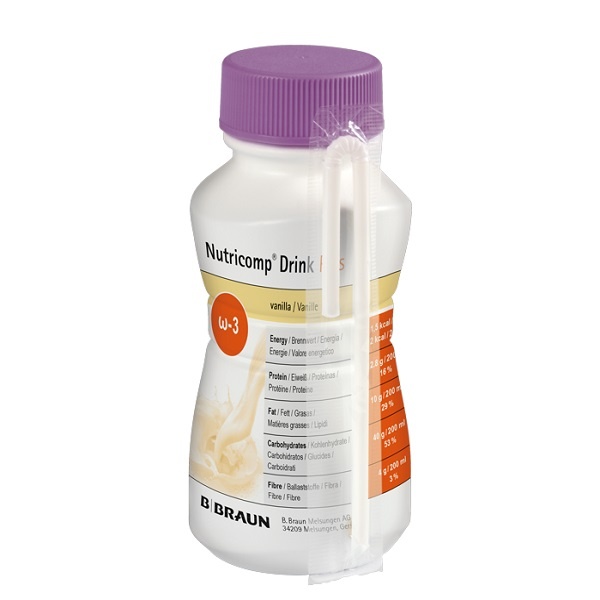 Nutritie enterala Nutricomp® Drink Plus 4 x 200 ML Vanilie Pachet (4 buc.) farmacie nonstop online pret mic aptta