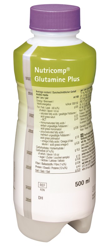 Nutriție enterală Nutricomp® Glutamine Plus HDPE 500 ML 500 imagine noua