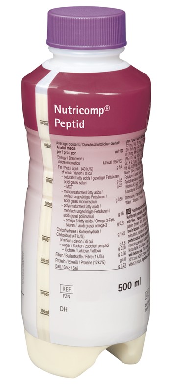 Nutritie enterala Nutricomp® Peptid HDPE 500 ML 1 bucată farmacie nonstop online pret mic aptta