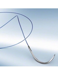 Fire sutura Dafilon, neresorbabile, 6/0, ds12