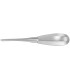 Elevator pentru radacini superioare, Bein cu varf rotund, latime 4 mm