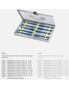 Set instrumentar condensatoare de os, implantologie dentara 2