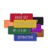 Placuta de identificare container mini, culoare rosie