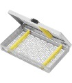 Cos si capac cu maner pentru container dentar, 188 x 125 x 30 mm