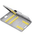 Cos si capac cu maner pentru container dentar, 273 x 176 x 30 mm