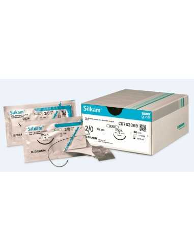 Silkam Black  fir de sutura chirurgicala neresorbabil, matase