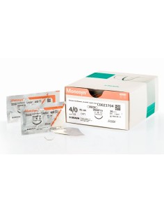 Monosyn - fir sutura resorbabil, transparent, 4/0 USP, 70 cm, DS12 2