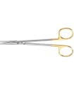 Foarfeca disectie Metzenbaum, insertii tungsten, curba, lungime 145 mm