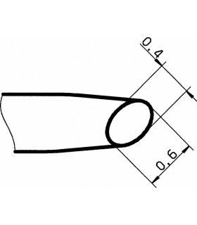 Endo Plugger - condensator endodontie Aesculap, angulat 90°, 0.6x0.4mm