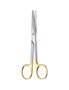 Foarfeca disectie Mayo, insertii Tungsten, varf bont/bont, 140 mm