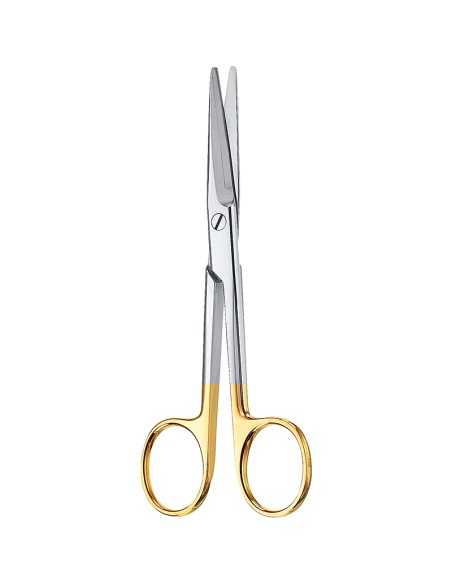 Foarfeca disectie Mayo, insertii Tungsten, varf bont/bont, 140 mm