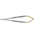 Micro portac AESCULAP, suprafata diamantata, drept, 180 mm