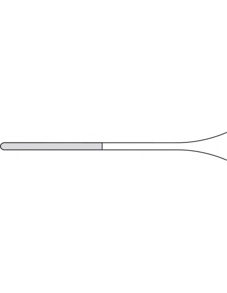 Micro Pensa Gerald, suprafata diamantata, maner plat, 180 mm