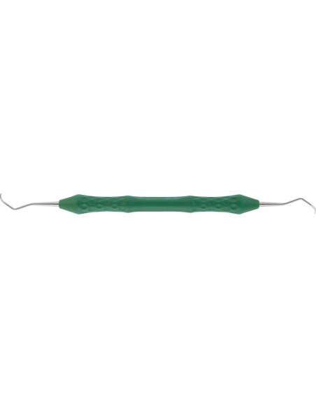 Chiureta universala, pentru premolar si molar anterior, gama Ergoperio, marime M23A, verde, dubla terminatie, maner ergonomic