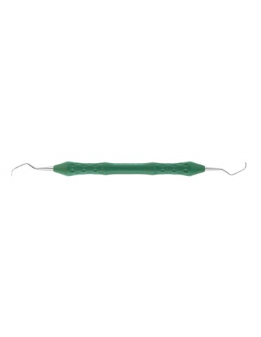 Scarificator Gracey, pentru premolar si molar, bucal/lingual, gama Ergoperio, fig. 7/8,  verde, 170 mm
