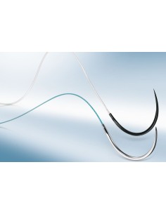 Sutura neresorbabila din poliester, cutie 36 fire, 3/0 usp HS26 75 cm